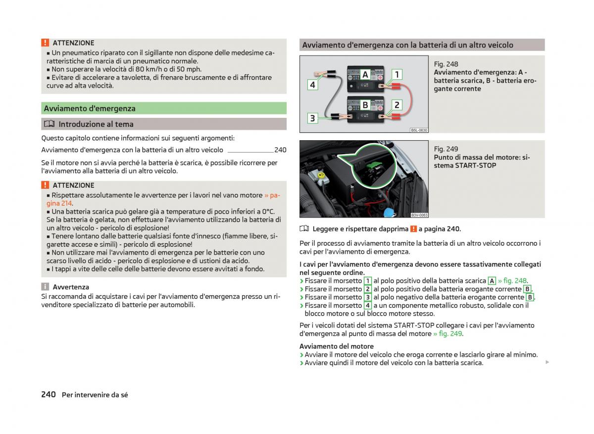 Skoda Superb III 3 manuale del proprietario / page 243