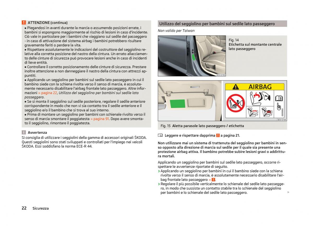 Skoda Superb III 3 manuale del proprietario / page 25