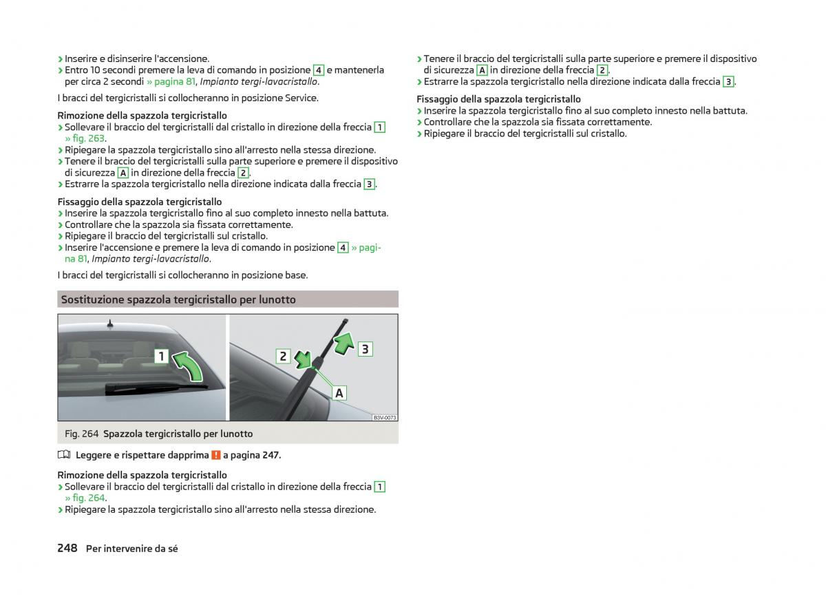 Skoda Superb III 3 manuale del proprietario / page 251