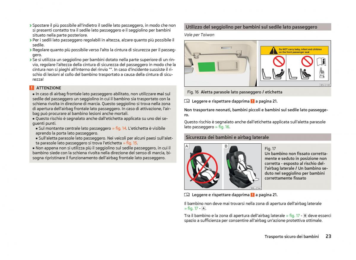 Skoda Superb III 3 manuale del proprietario / page 26