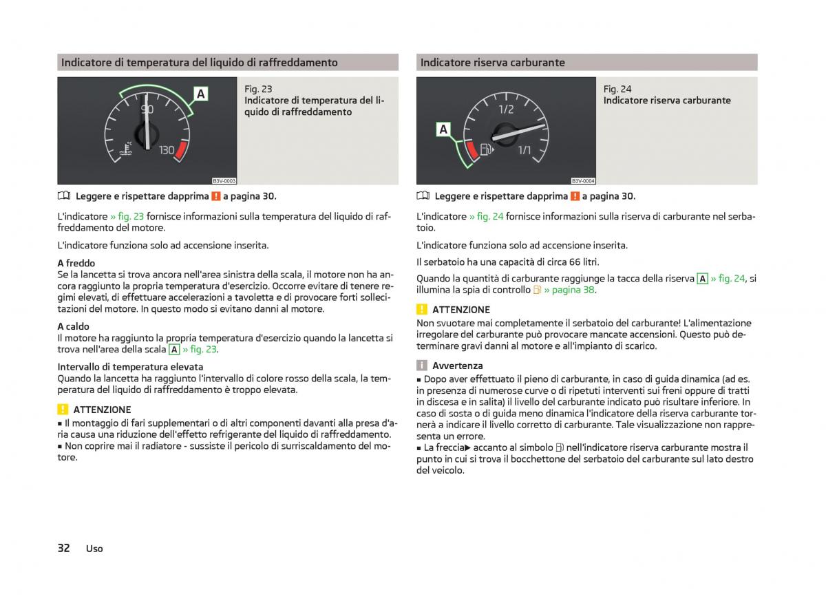 Skoda Superb III 3 manuale del proprietario / page 35