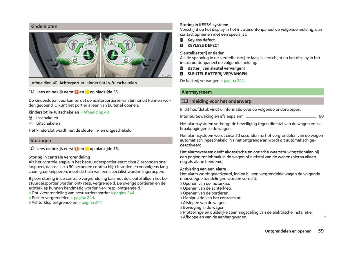 Skoda Superb III 3 handleiding / page 62