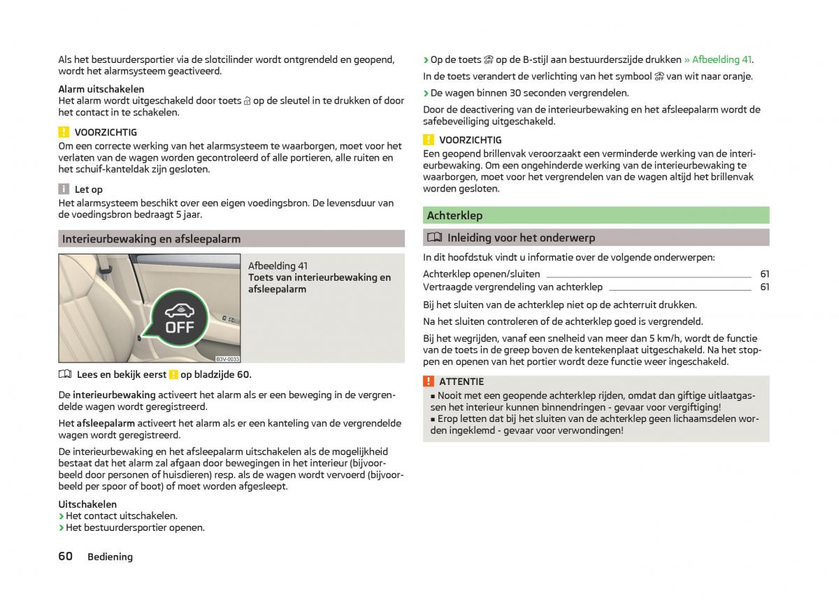 Skoda Superb III 3 handleiding / page 63