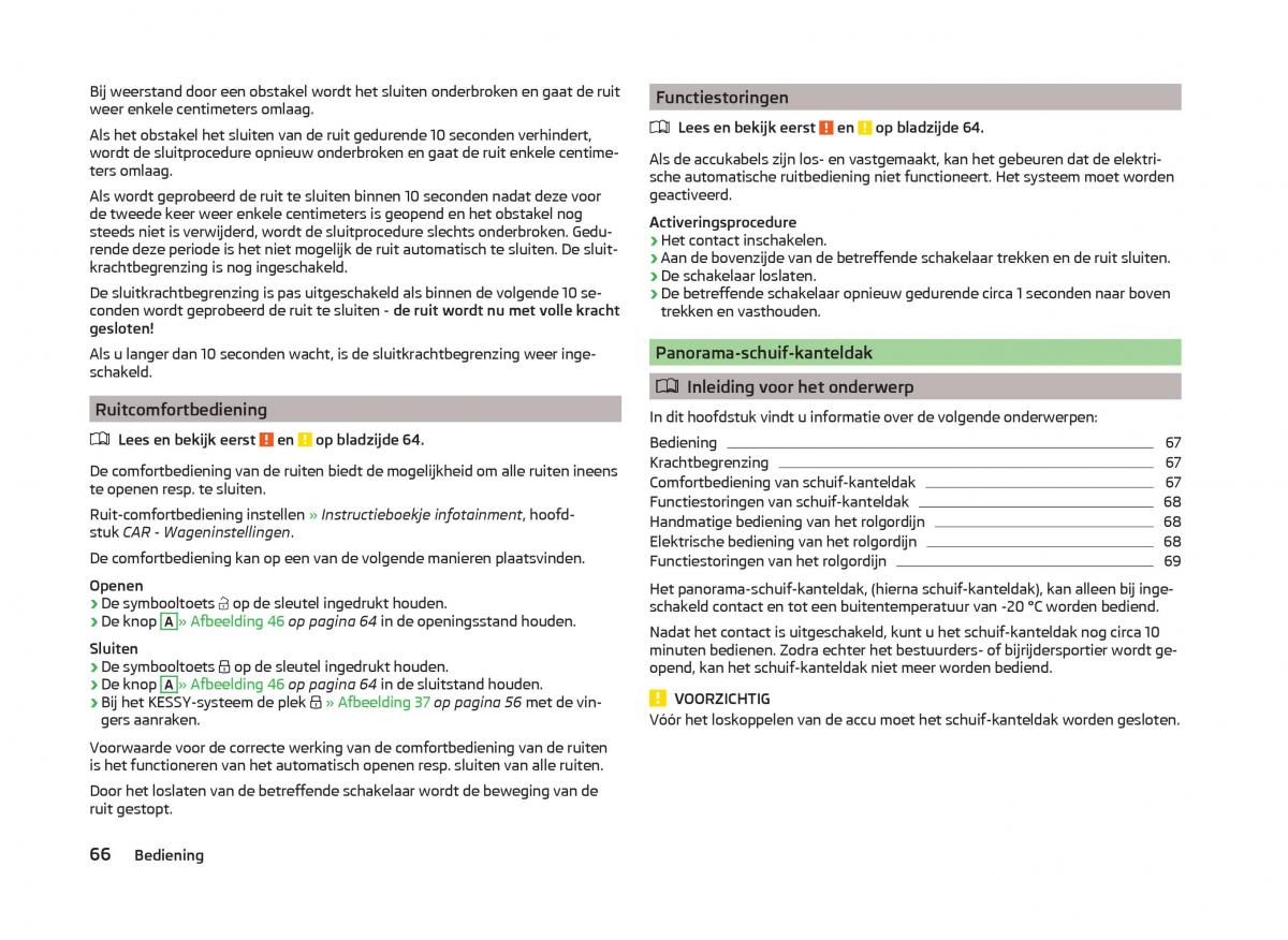 Skoda Superb III 3 handleiding / page 69