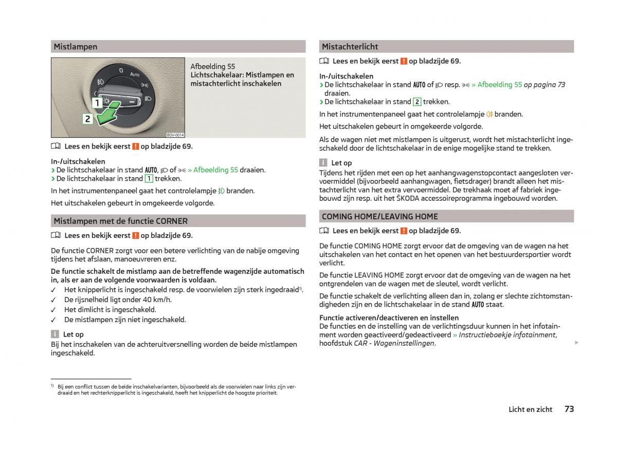 Skoda Superb III 3 handleiding / page 76