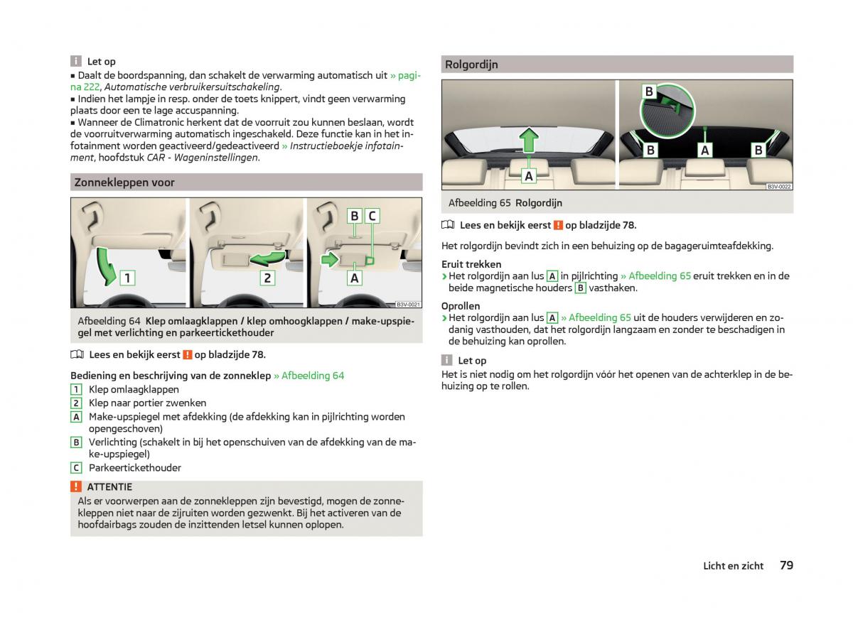 Skoda Superb III 3 handleiding / page 82