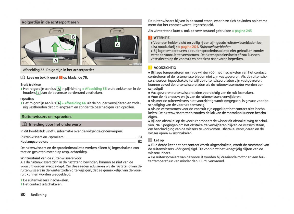 Skoda Superb III 3 handleiding / page 83