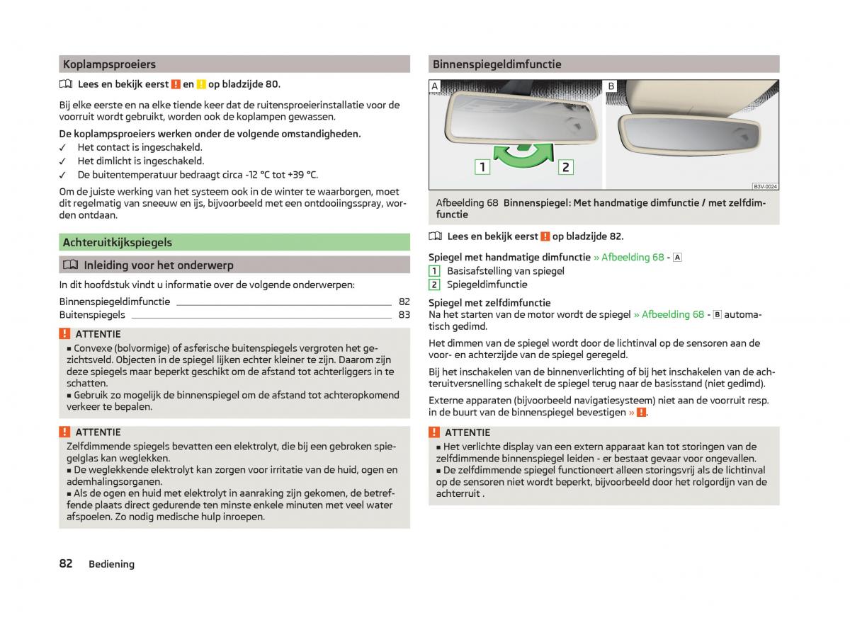 Skoda Superb III 3 handleiding / page 85