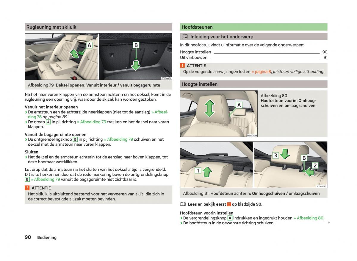 Skoda Superb III 3 handleiding / page 93