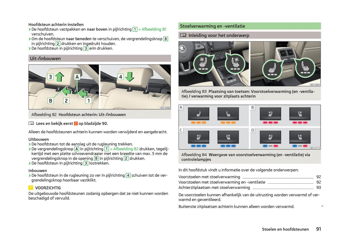 Skoda Superb III 3 handleiding / page 94