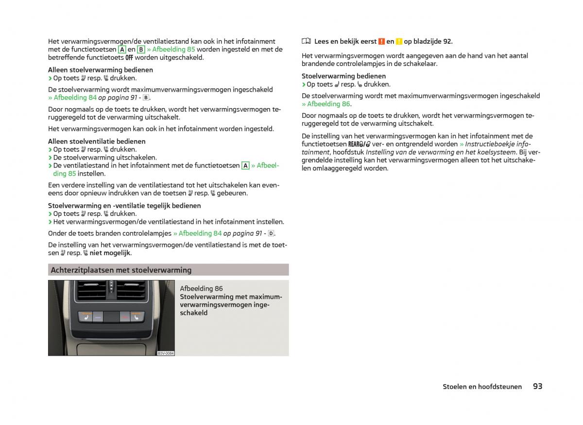 Skoda Superb III 3 handleiding / page 96