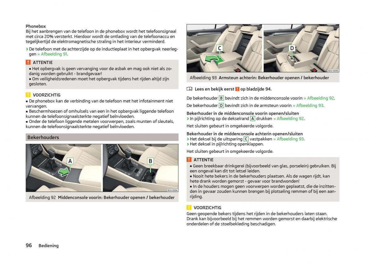 Skoda Superb III 3 handleiding / page 99