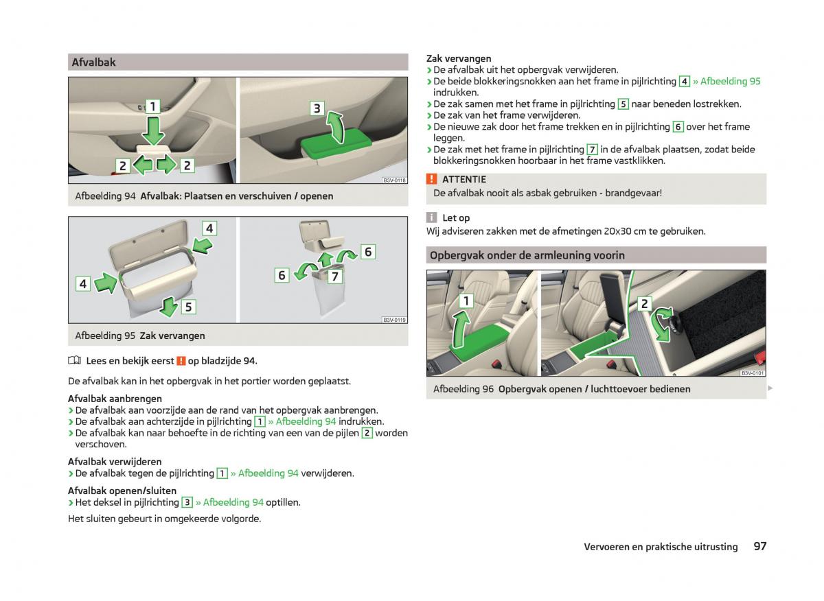 Skoda Superb III 3 handleiding / page 100