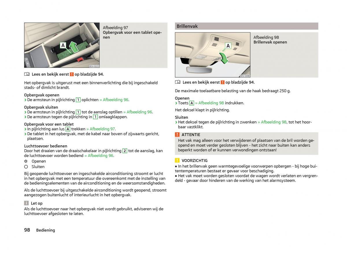 Skoda Superb III 3 handleiding / page 101