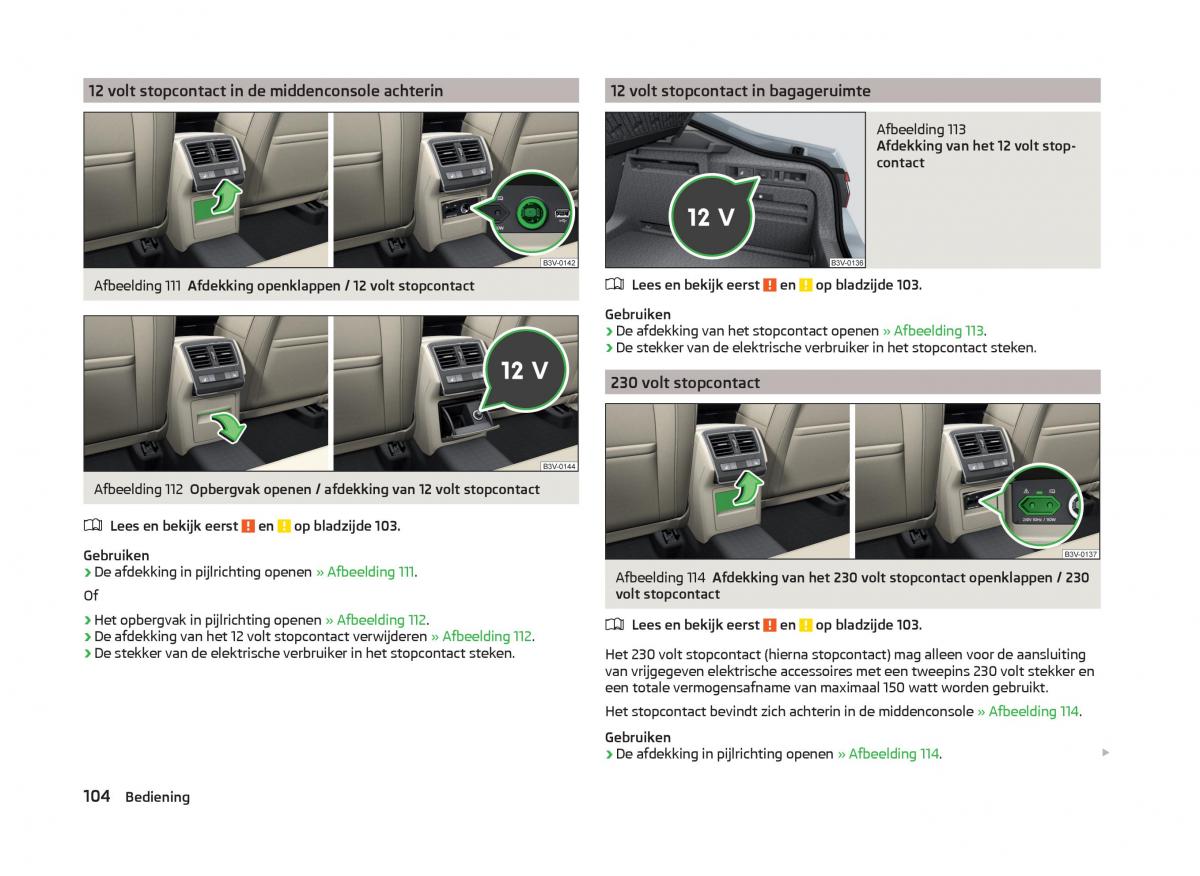 Skoda Superb III 3 handleiding / page 107