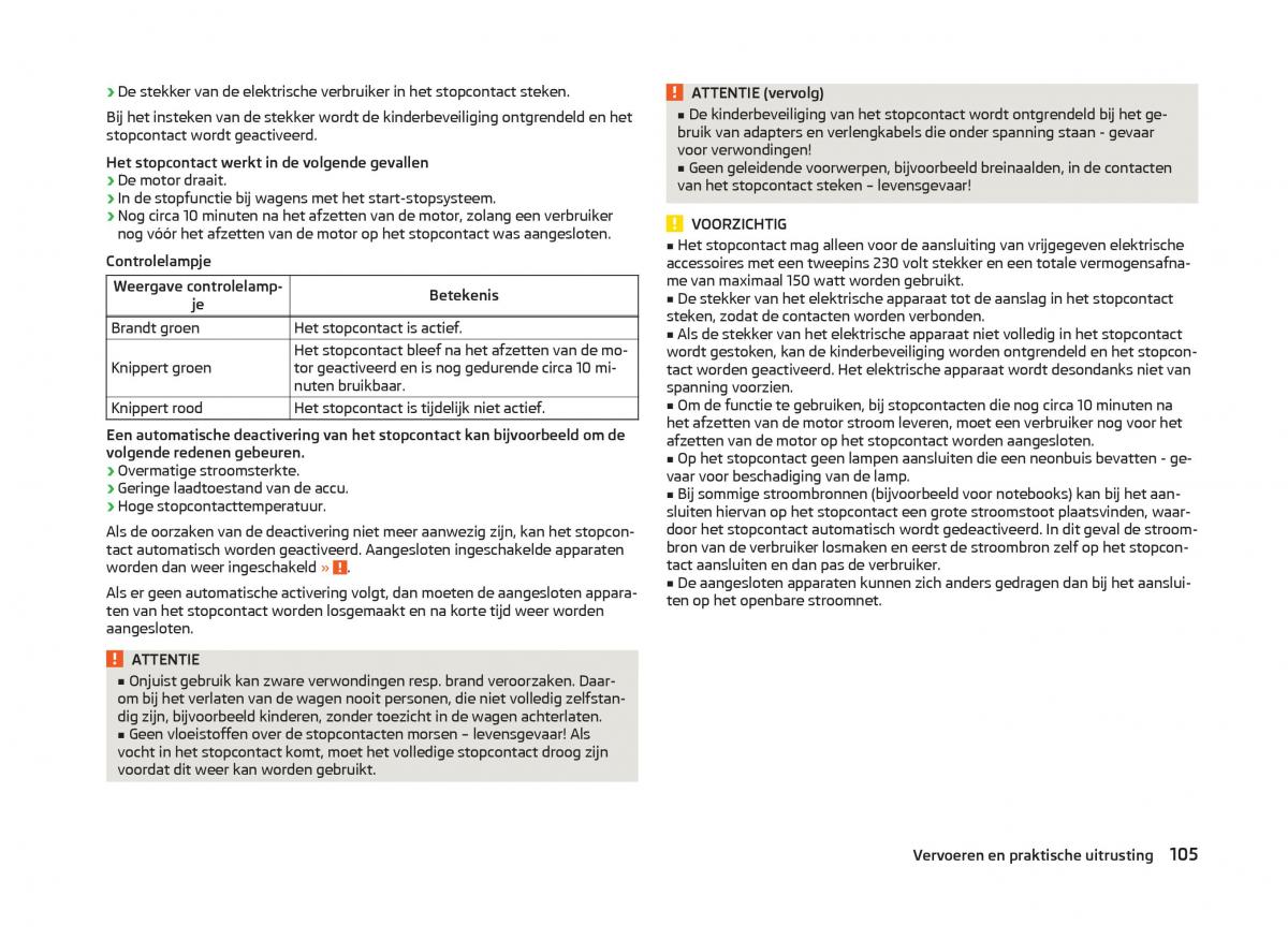 Skoda Superb III 3 handleiding / page 108