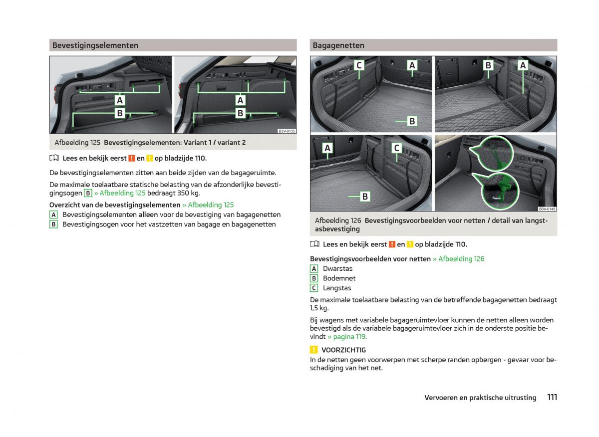 Skoda Superb III 3 handleiding / page 114