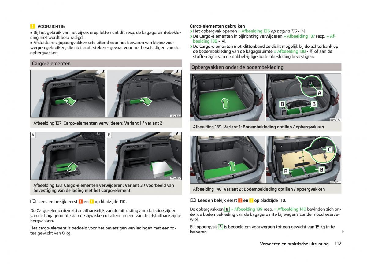 Skoda Superb III 3 handleiding / page 120