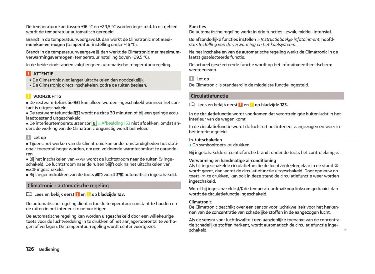 Skoda Superb III 3 handleiding / page 129