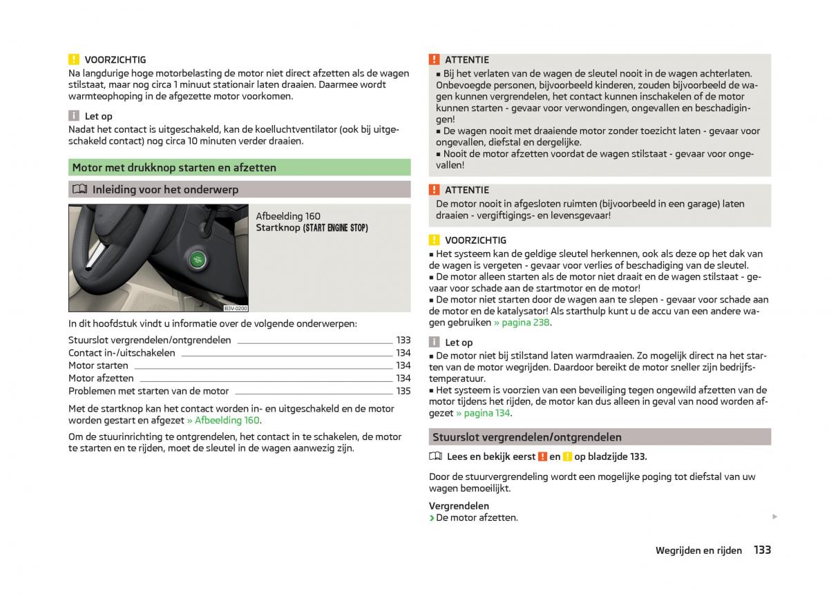 Skoda Superb III 3 handleiding / page 136