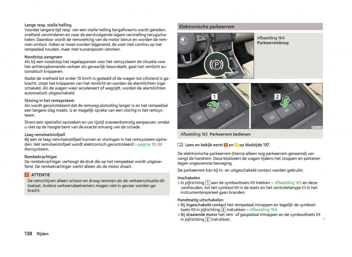 Skoda Superb III 3 handleiding / page 141