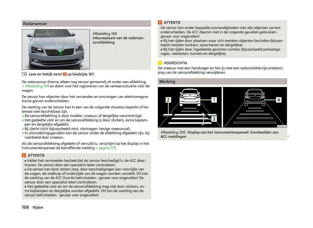 Skoda Superb III 3 handleiding / page 171