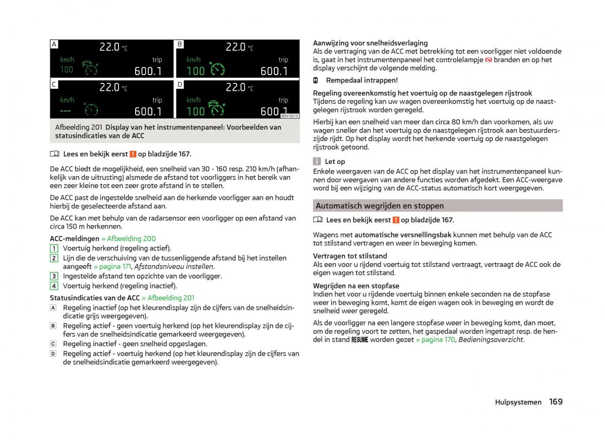 Skoda Superb III 3 handleiding / page 172