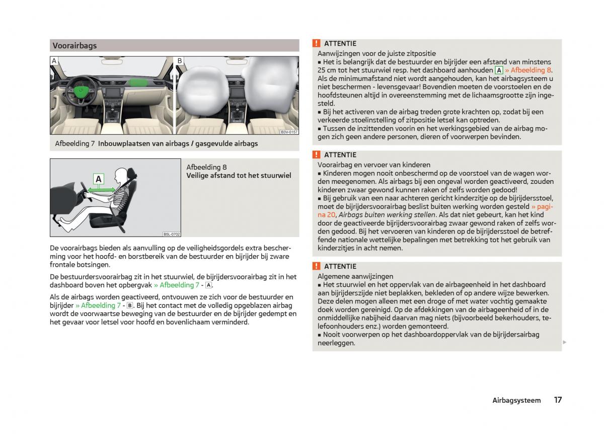 Skoda Superb III 3 handleiding / page 20