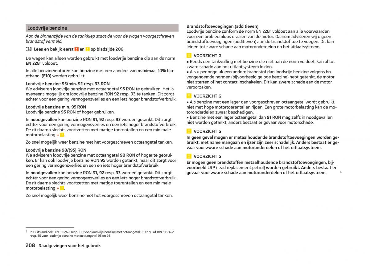 Skoda Superb III 3 handleiding / page 211