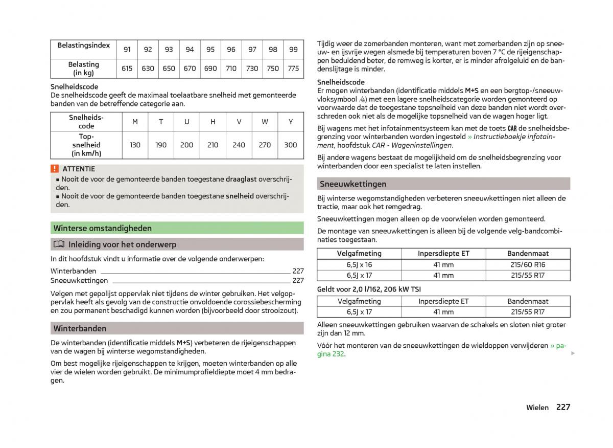 Skoda Superb III 3 handleiding / page 230