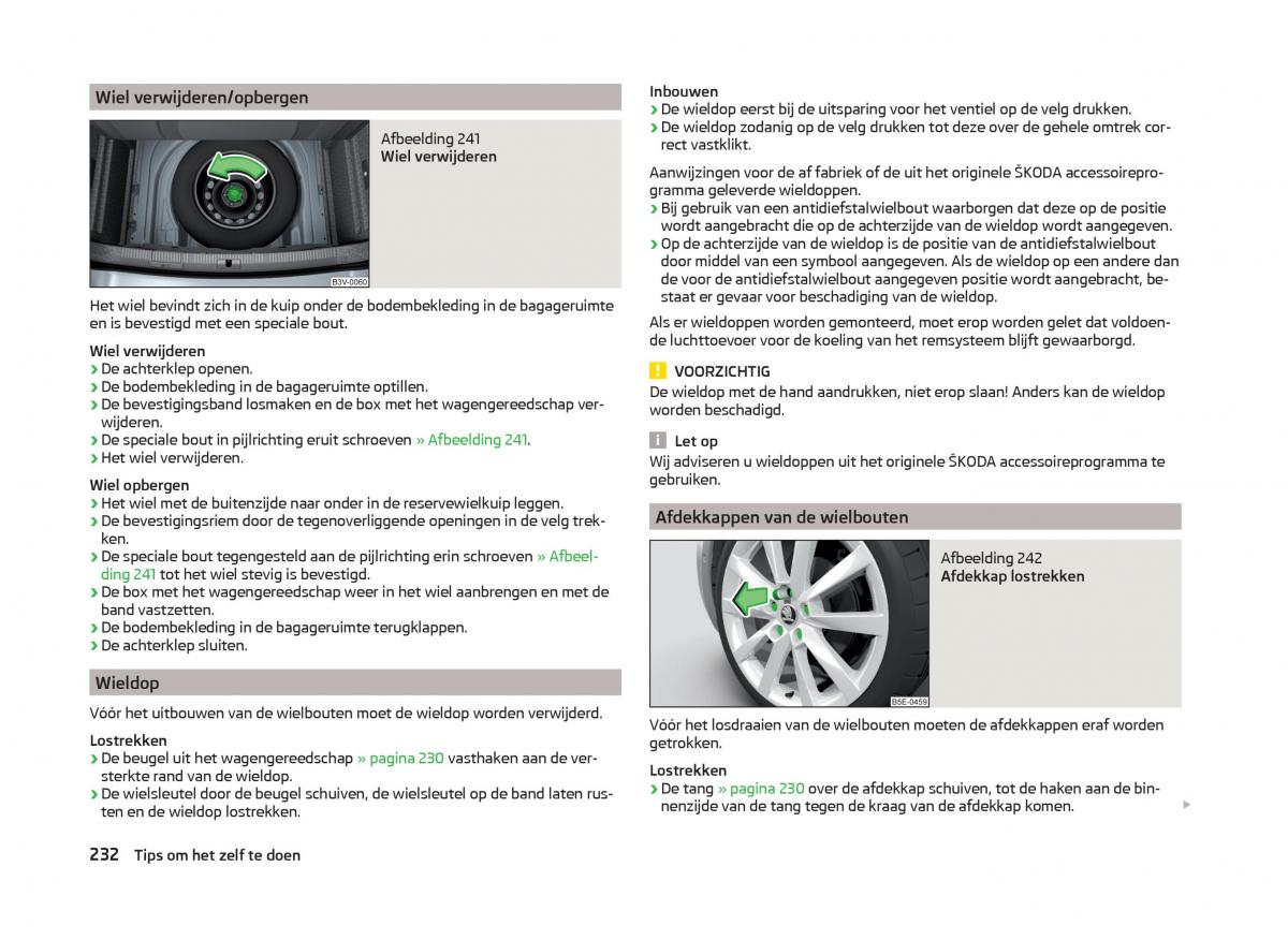 Skoda Superb III 3 handleiding / page 235