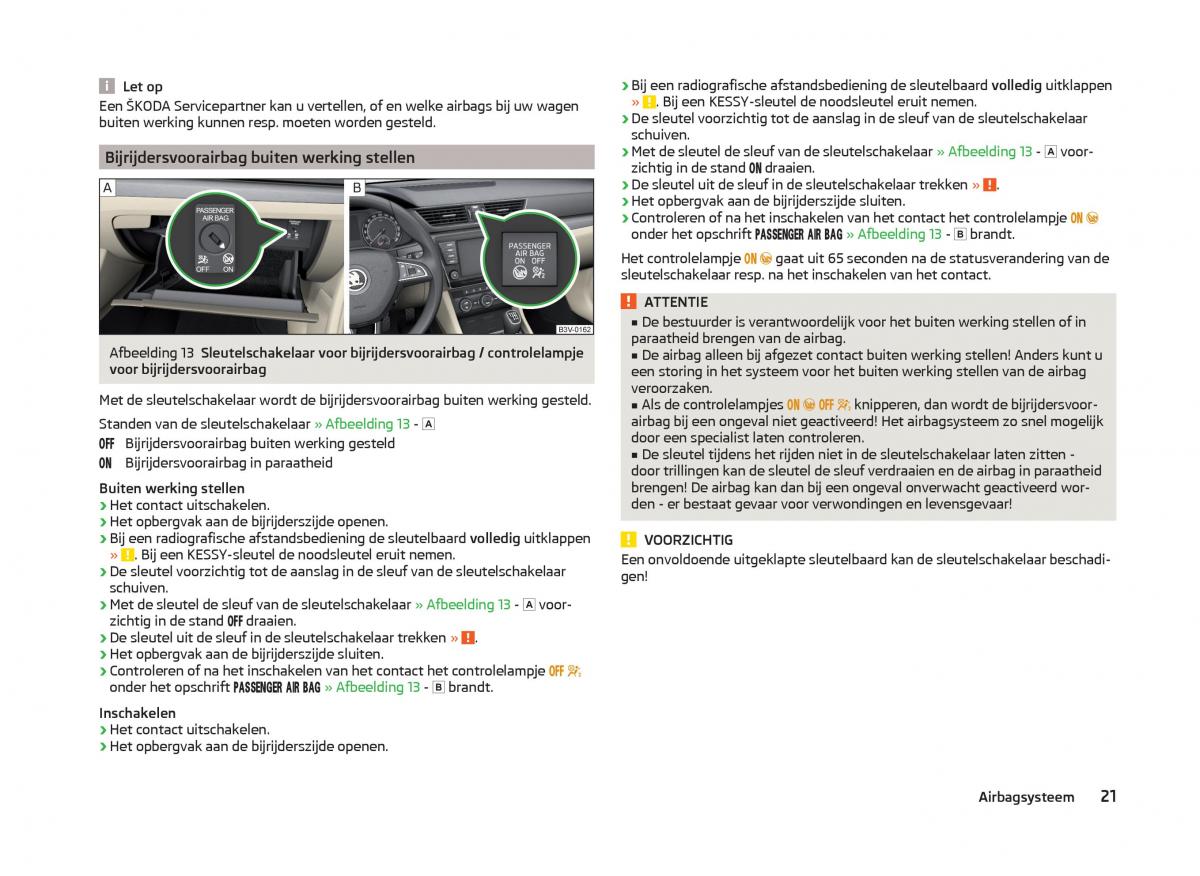 Skoda Superb III 3 handleiding / page 24