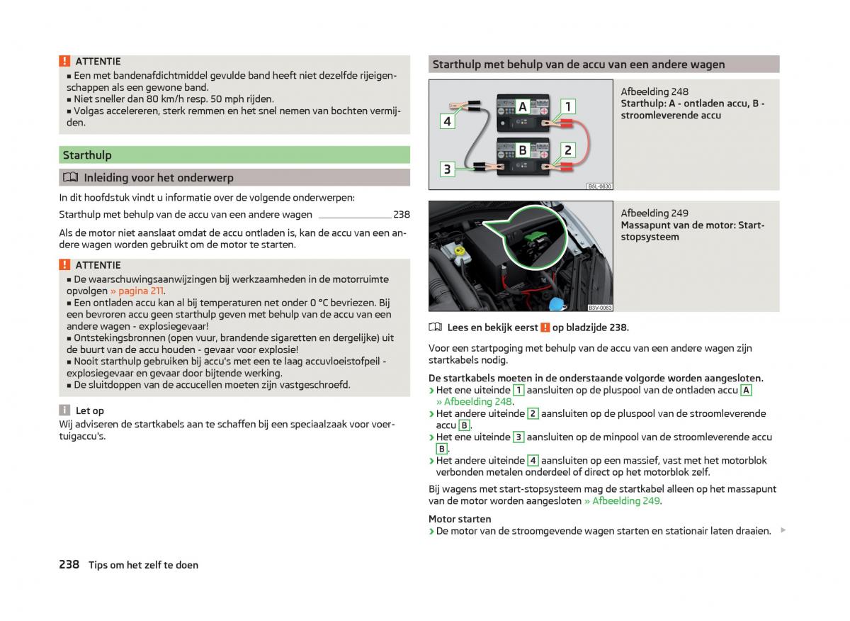 Skoda Superb III 3 handleiding / page 241