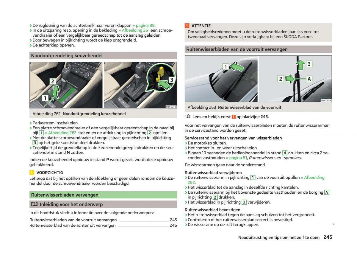 Skoda Superb III 3 handleiding / page 248