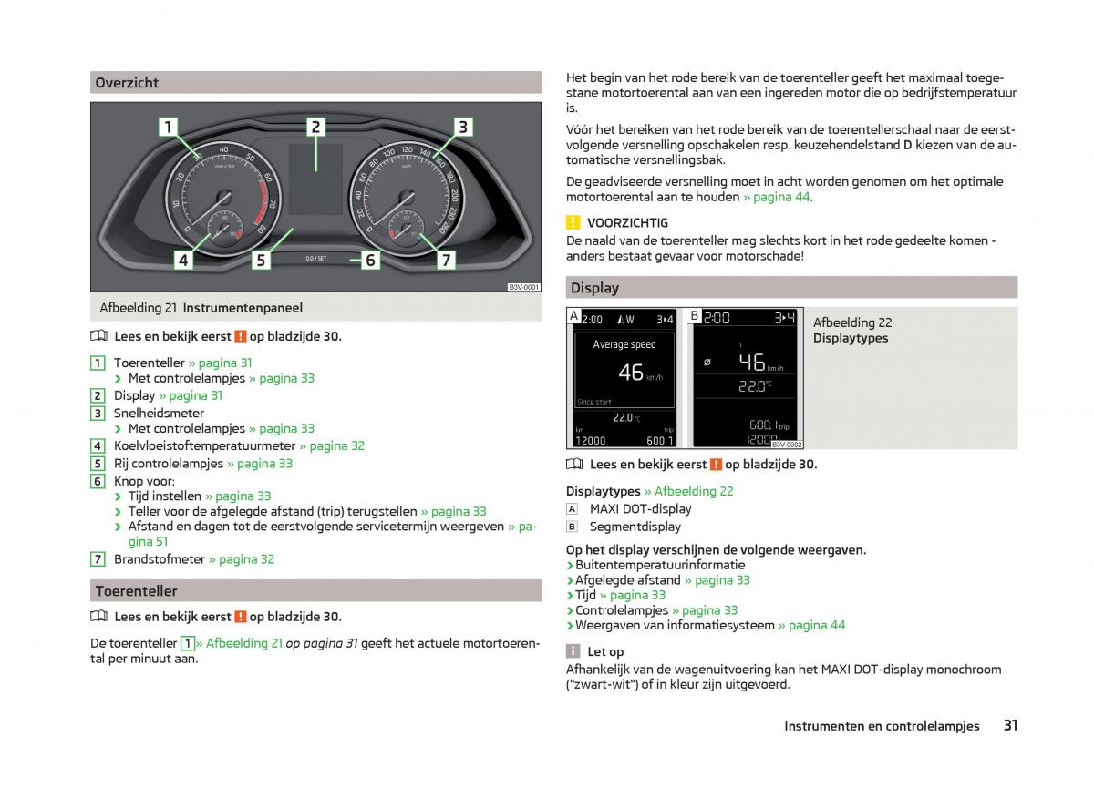 Skoda Superb III 3 handleiding / page 34