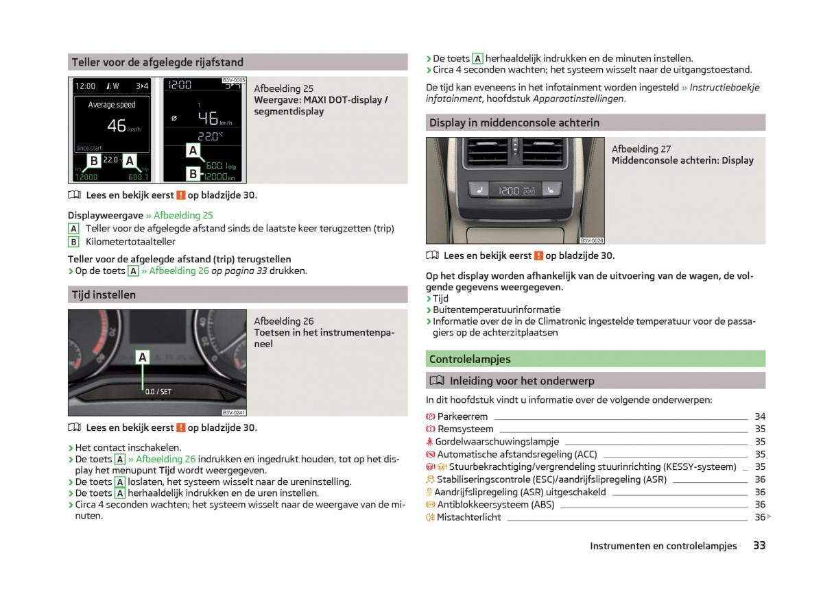 Skoda Superb III 3 handleiding / page 36