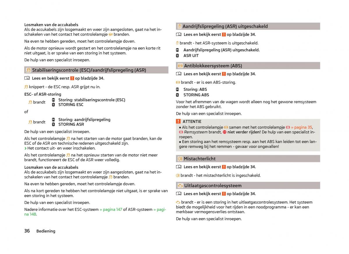 Skoda Superb III 3 handleiding / page 39