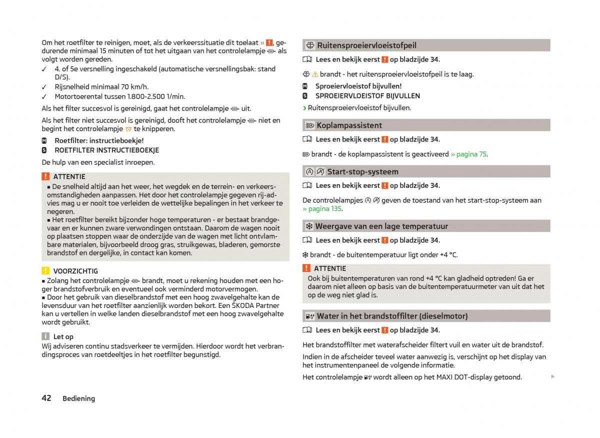 Skoda Superb III 3 handleiding / page 45