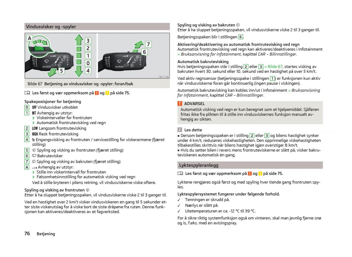 Skoda Superb III 3 bruksanvisningen / page 79