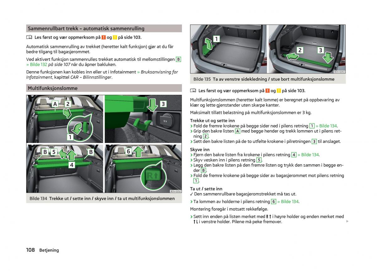 Skoda Superb III 3 bruksanvisningen / page 111