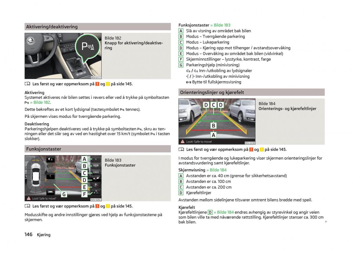 Skoda Superb III 3 bruksanvisningen / page 149