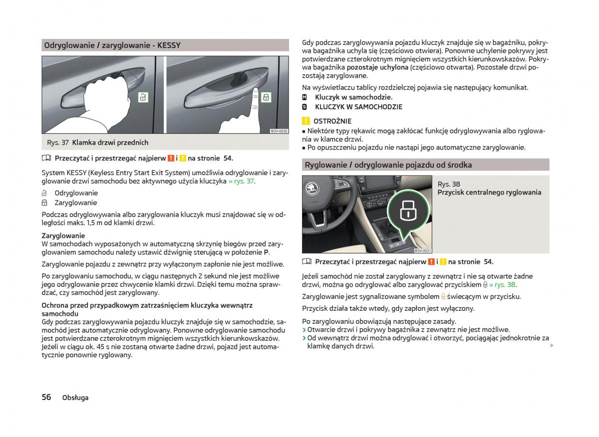 Skoda Superb III 3 instrukcja obslugi / page 59