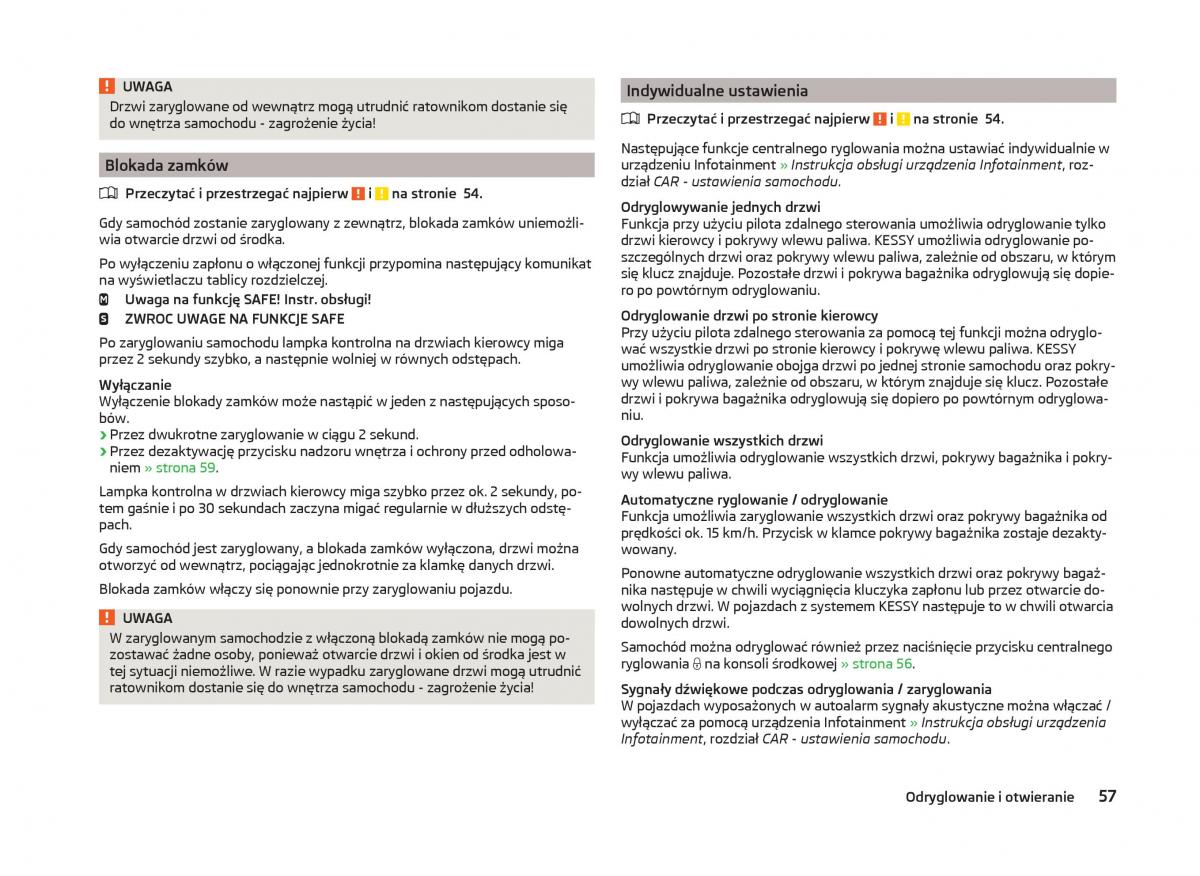 Skoda Superb III 3 instrukcja obslugi / page 60