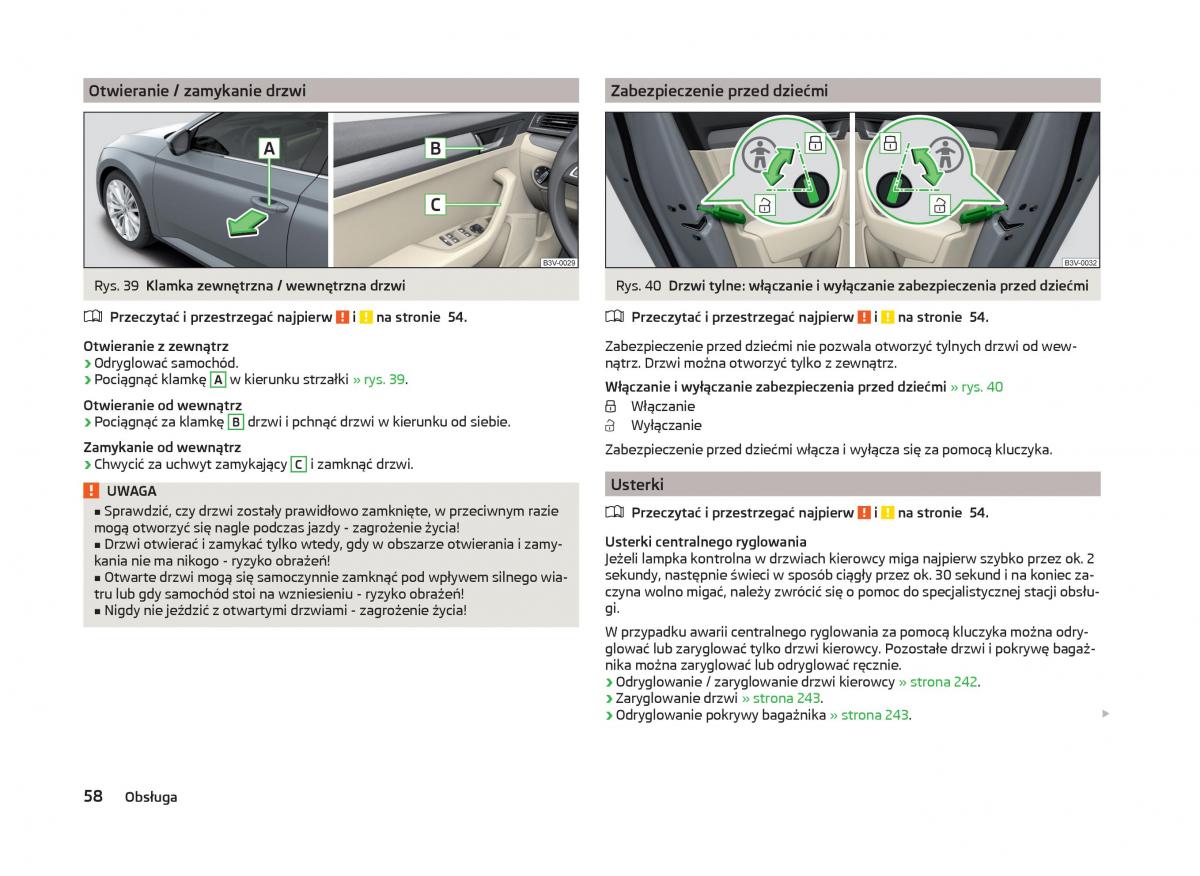 Skoda Superb III 3 instrukcja obslugi / page 61