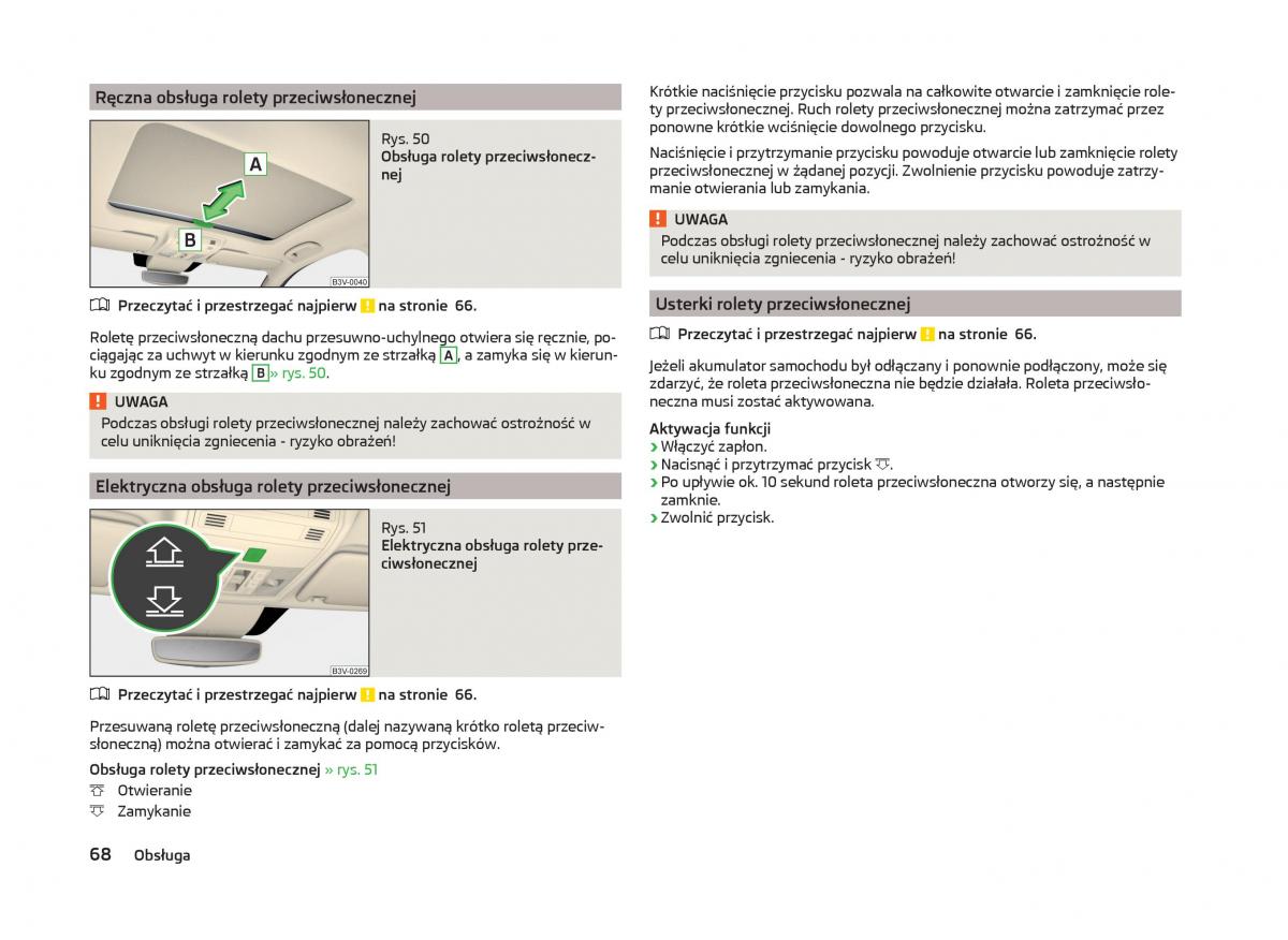 Skoda Superb III 3 instrukcja obslugi / page 71