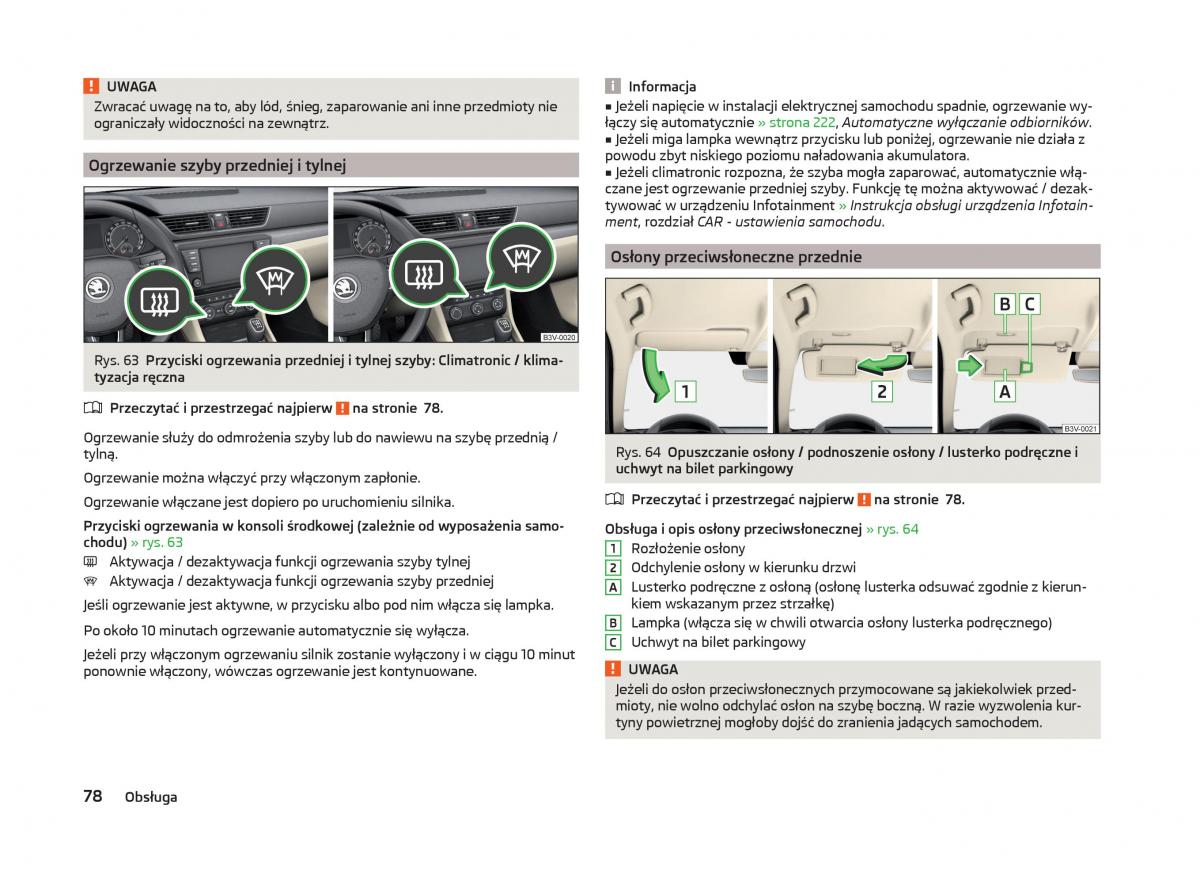 Skoda Superb III 3 instrukcja obslugi / page 81