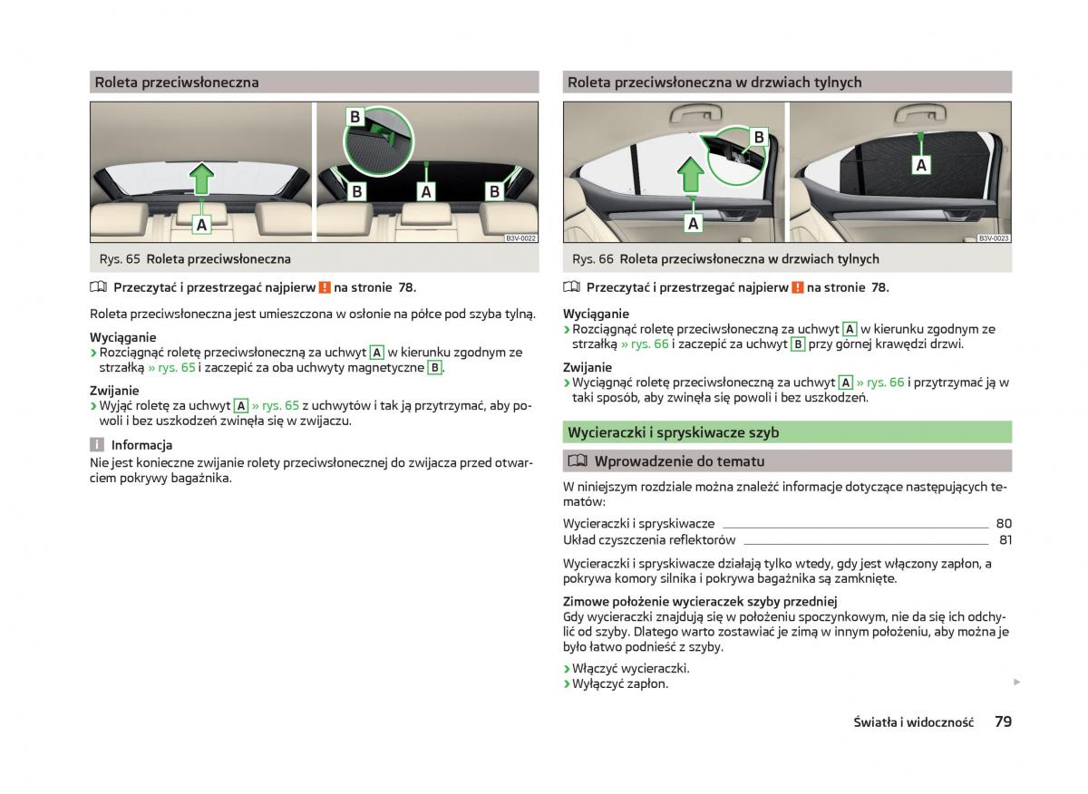 Skoda Superb III 3 instrukcja obslugi / page 82