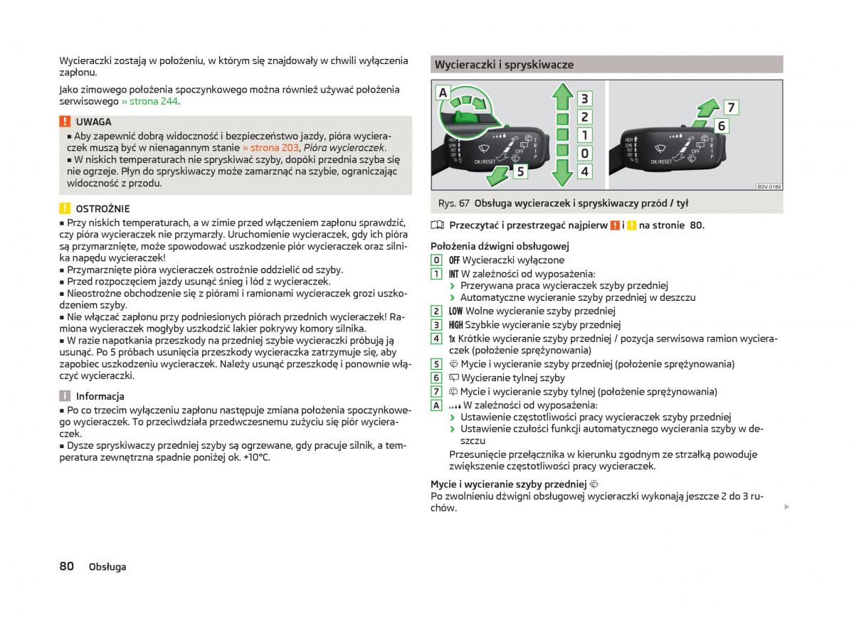 Skoda Superb III 3 instrukcja obslugi / page 83