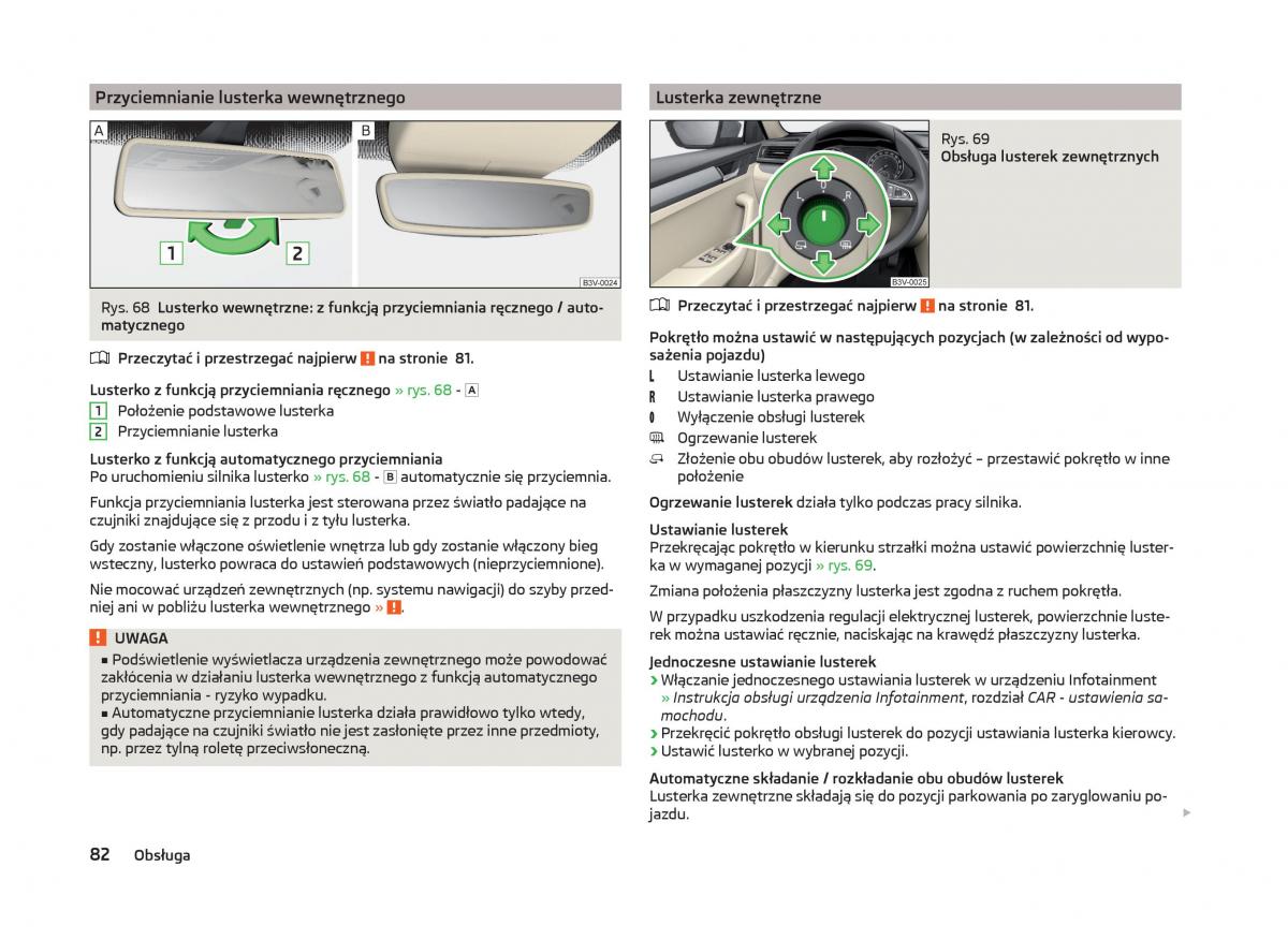 Skoda Superb III 3 instrukcja obslugi / page 85