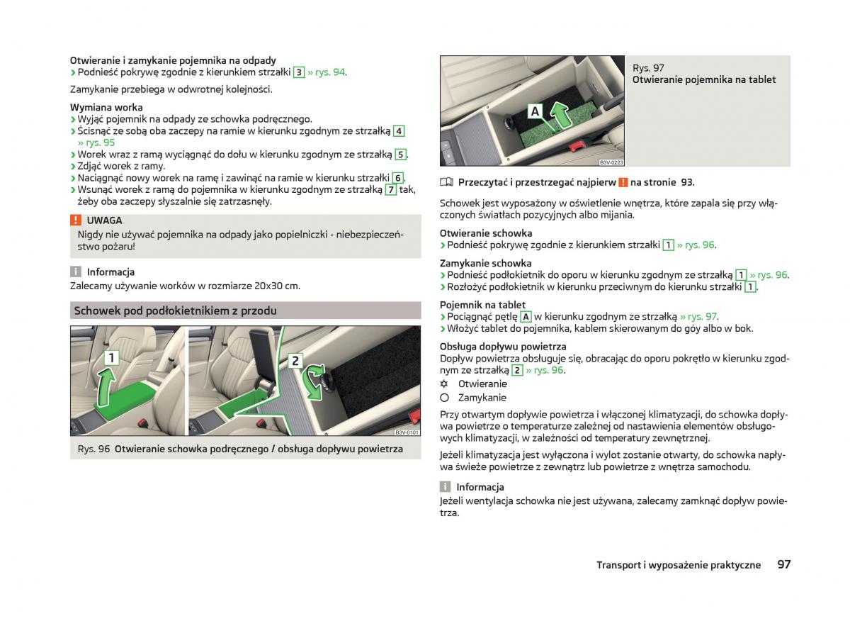 Skoda Superb III 3 instrukcja obslugi / page 100